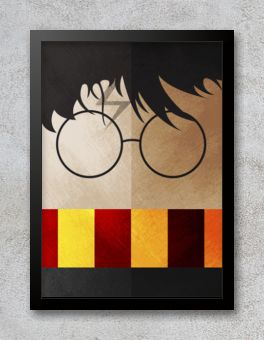 Quadro decorativo Feitiços Harry Potter