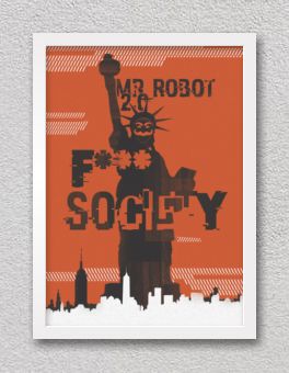 Quadro e poster Mr. Robot - Elenco - Quadrorama