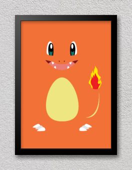 Quadro e poster Articuno minimalista - Pokemon - Quadrorama